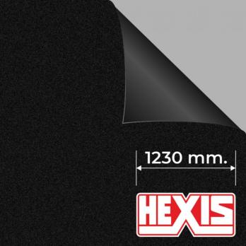 Виниловая плёнка для салона авто Hexis Tack Textured Black (Чёрная матовая) HXR150BGR, 1.23 пог.м