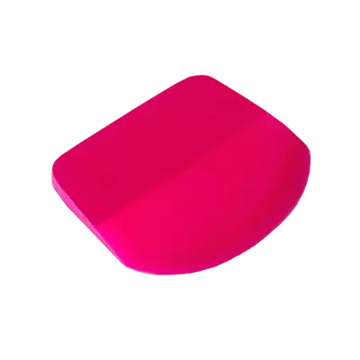 Ракель PPF Pink 10x7.5 см. изогнутый