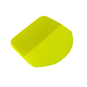 Ракель PPF Yellow 10x7.5 см. изогнутый